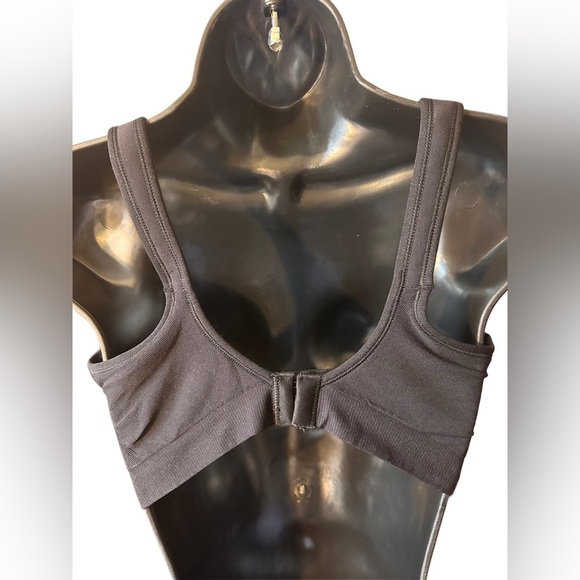 NWT TRUEKIND DAILY COMFORT WIRE FREE SHAPING BRA SIZE L BLACK WITH BRA EXTENDER - Picture 2 of 10